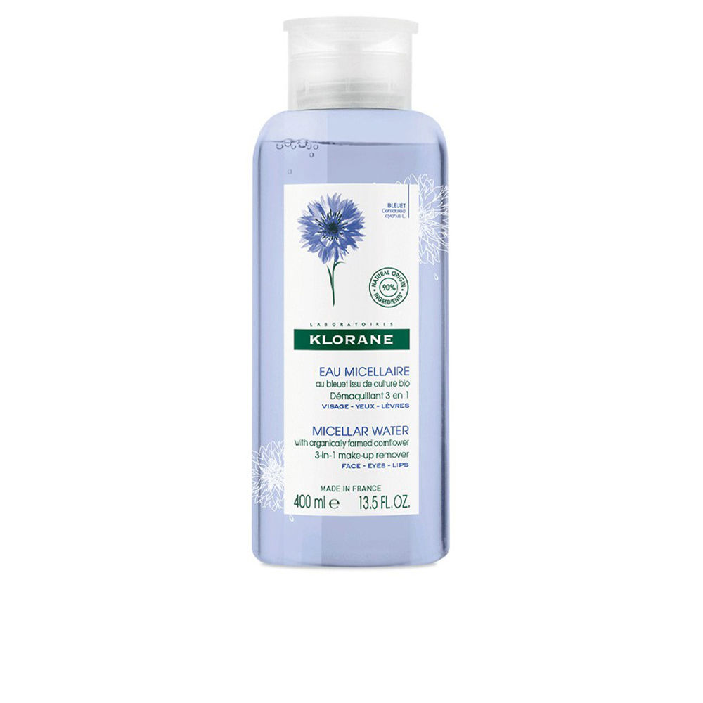 Água micelar de limpeza orgânica de centáurea 400 ml