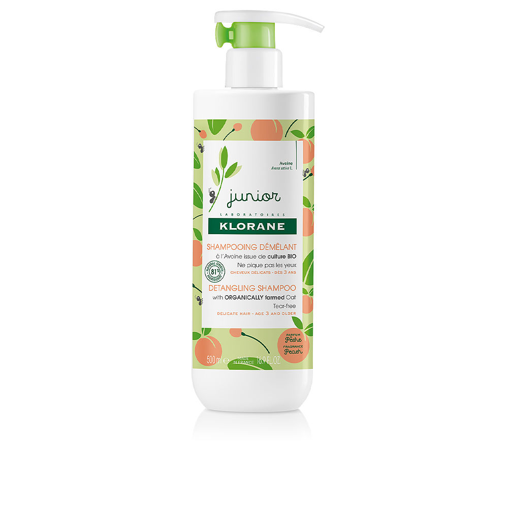 Shampoo desembaraçador de pêssego JUNIOR 500 ml