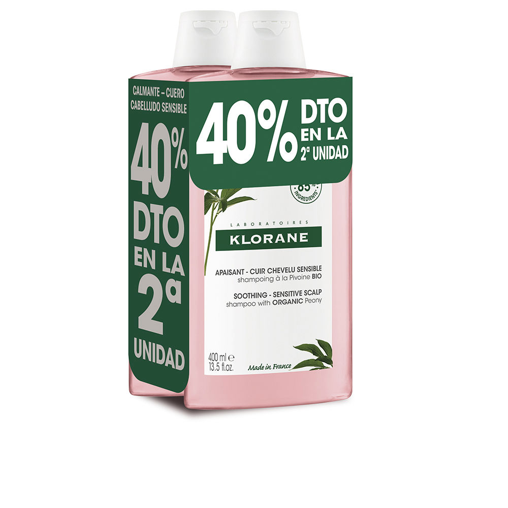 A LA PEONÍA BIO shampoo calmante duo 2 x 400 ml