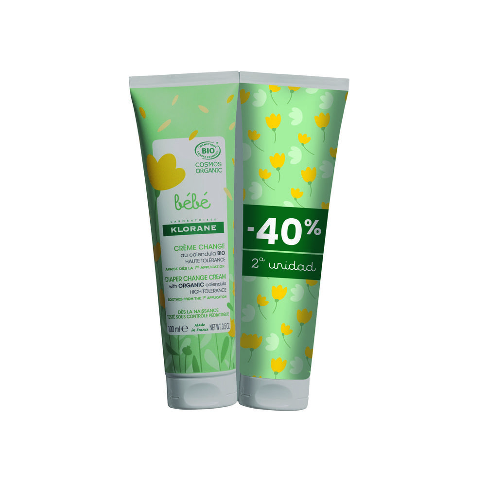 BÉBÉ BIO creme de fraldas pacote 2 x 100 ml