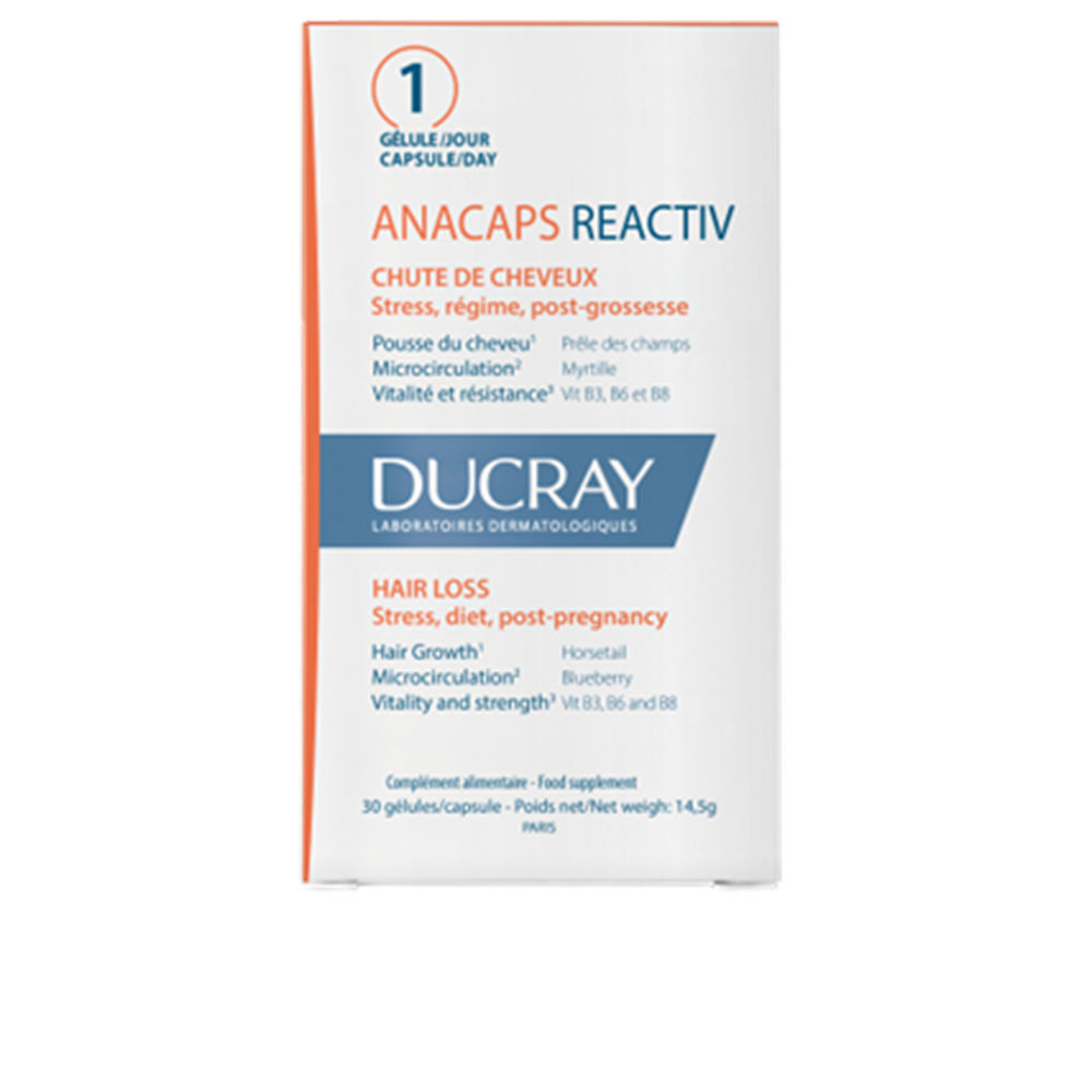 ANACAPS REACTIV comprimidos reacionais antiqueda de cabelo 30 unidades