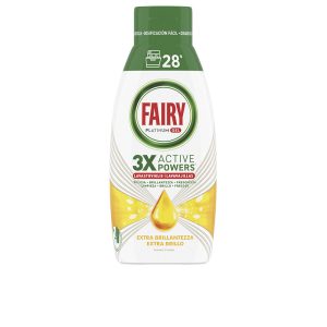 Gel de máquina de limão FAIRY PLATINUM 28 lavagens