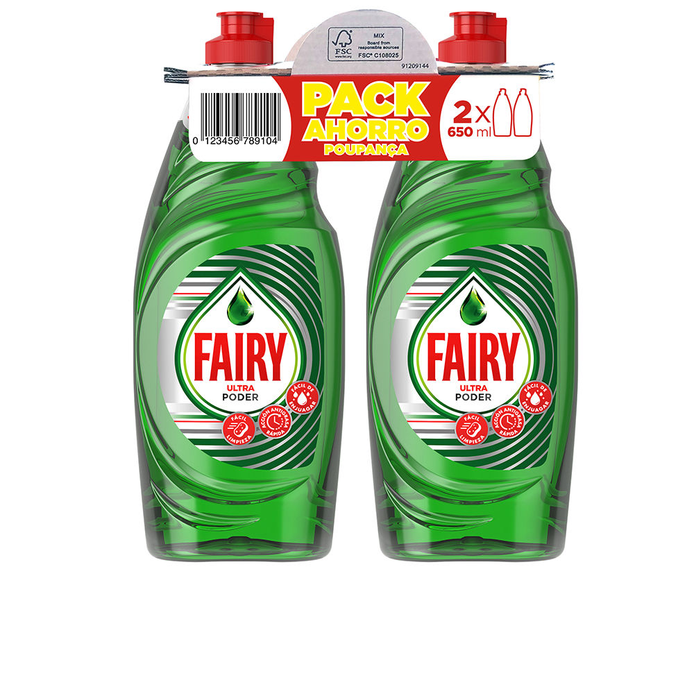 CONCENTRADO MÁQUINA DE LAVAR LOUÇA FAIRY ULTRA POWER LOTE 2 x 650 ml