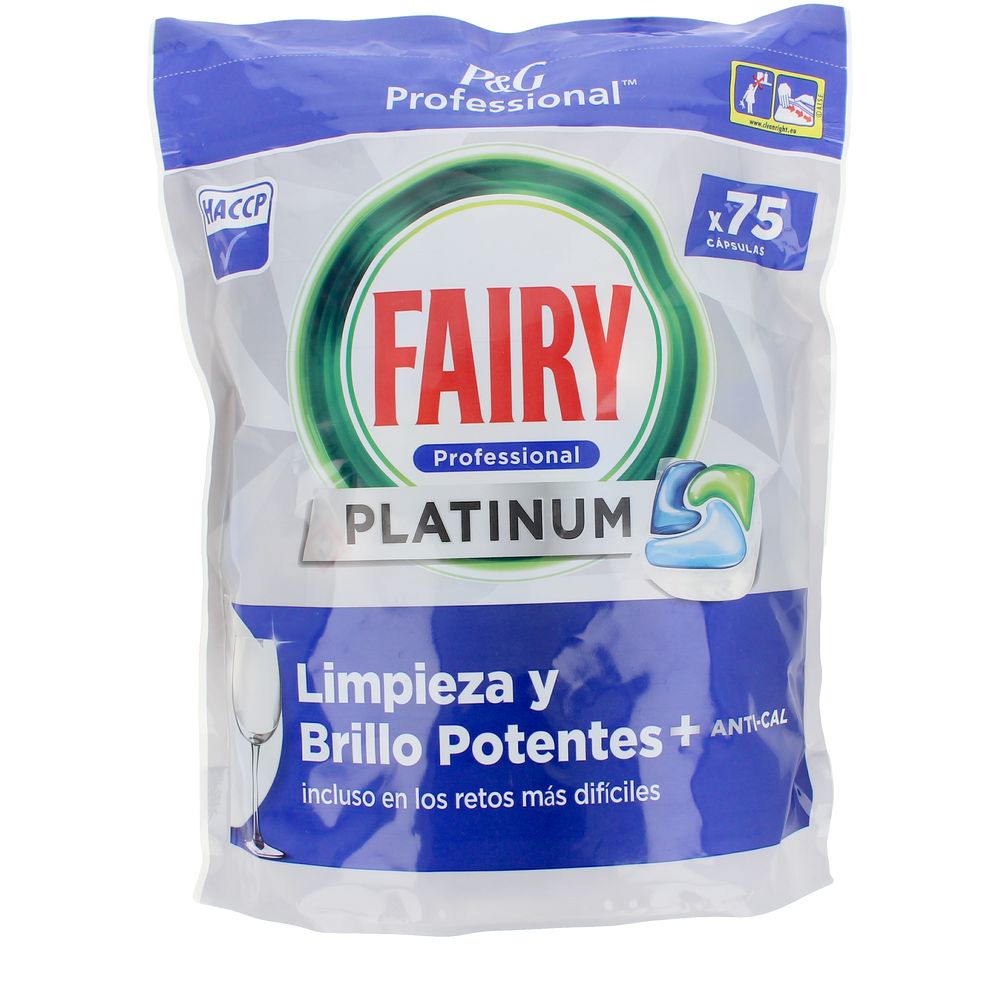 Máquina de lavar louça FAIRY PROFESSIONAL PLATINUM 75 cápsulas