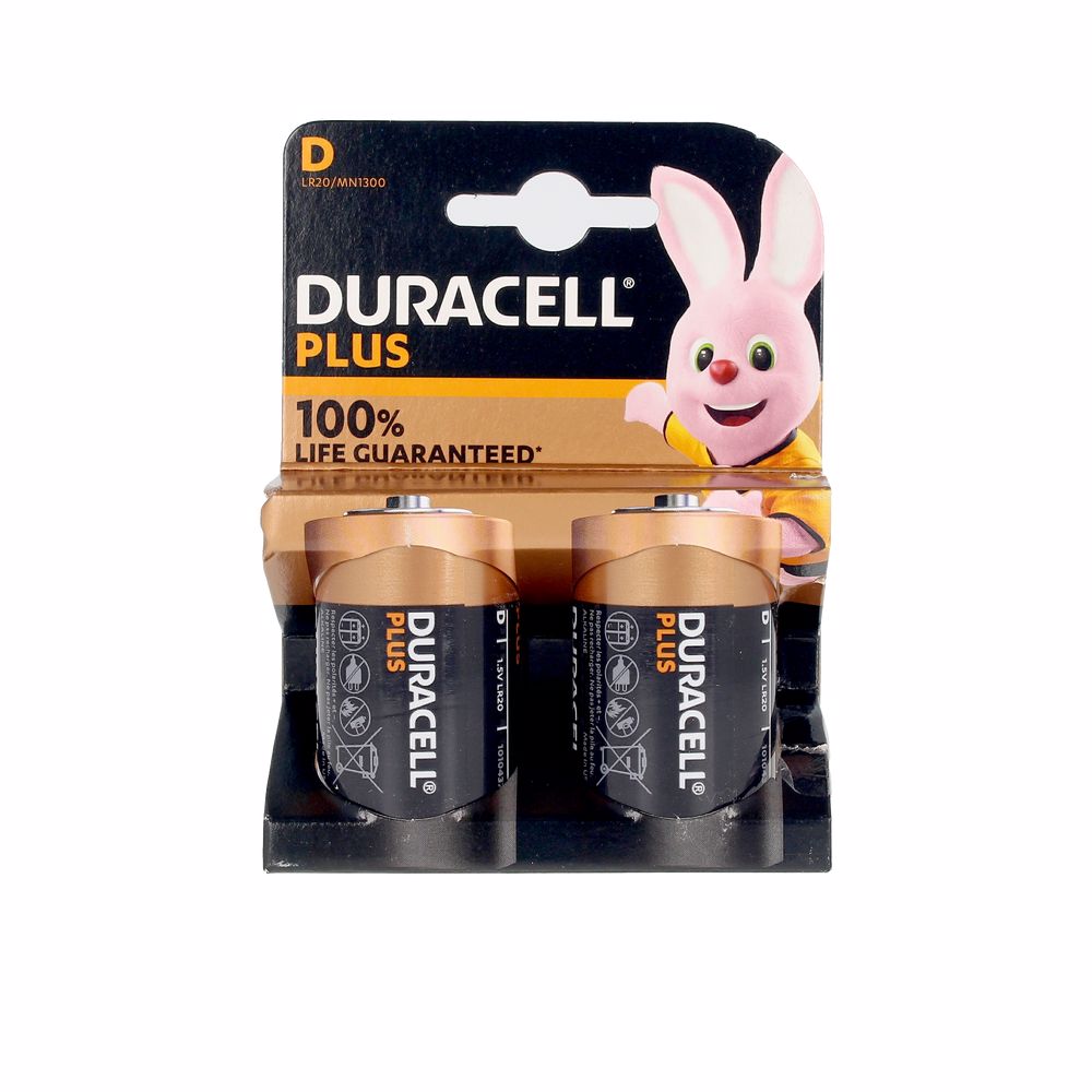 Pacote de baterias DURACELL PLUS POWER LR20/MN1300 x 2 u