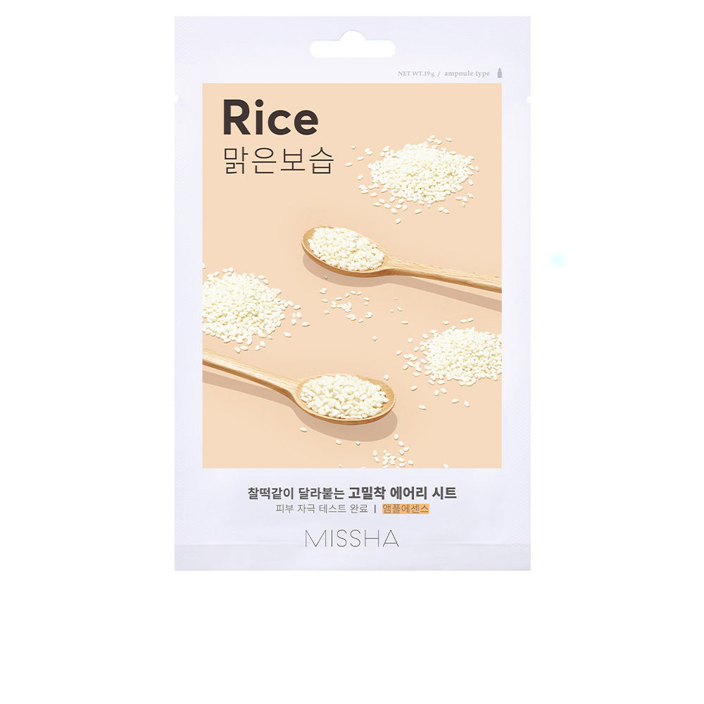 Máscara facial AIRY FIT SHEET #Arroz 1 unidade