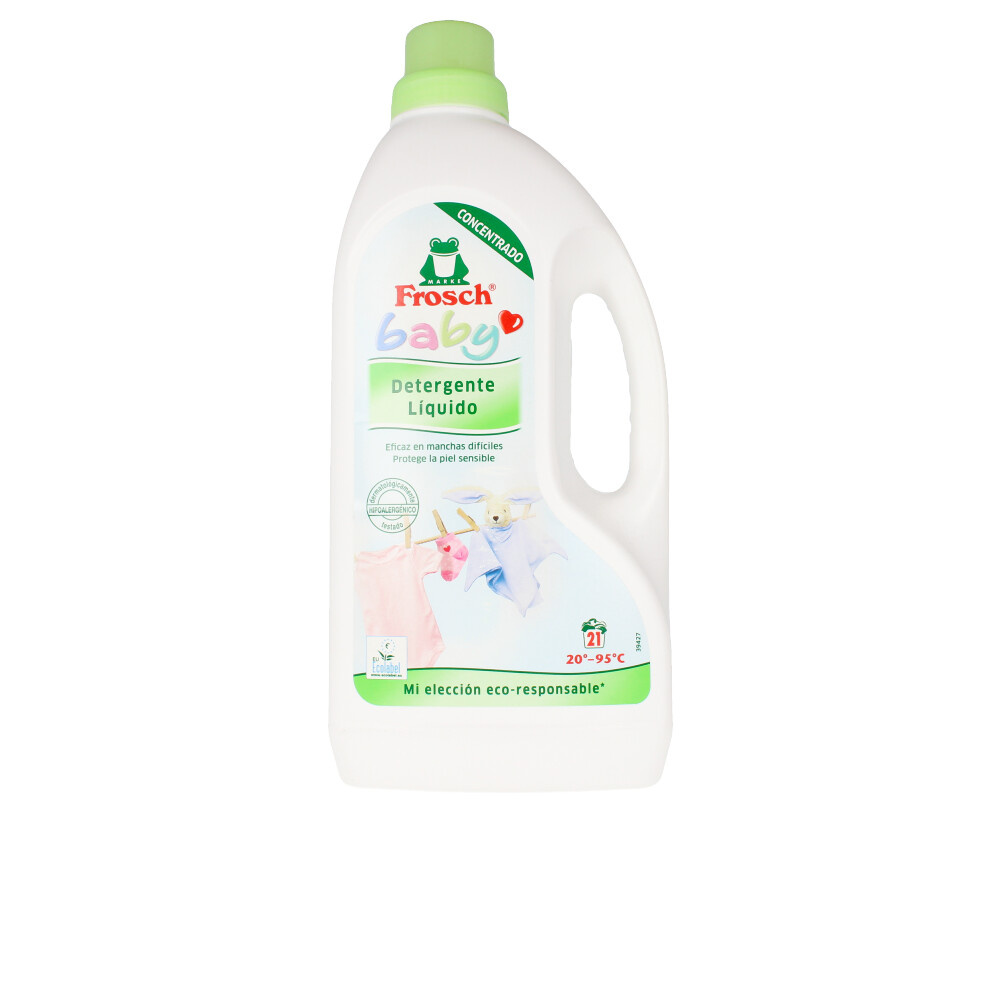 Detergente líquido ecológico FROSCH BABY 21 lavagens 1500 ml