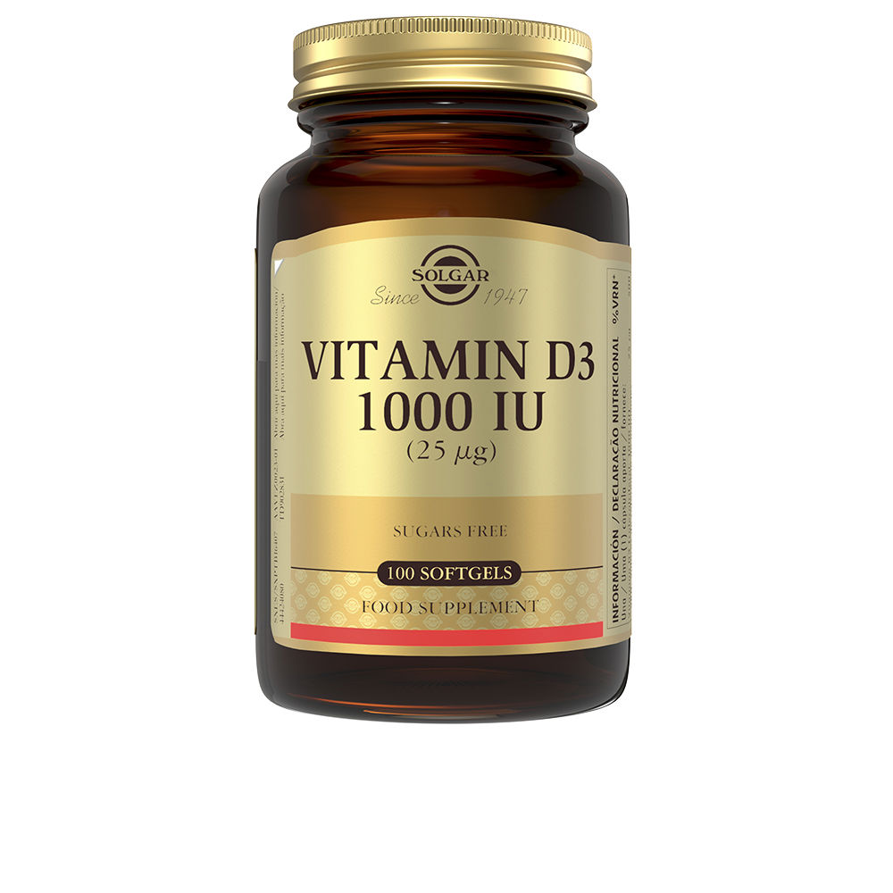 VITAMINA D3 1000 UI 25 µg cápsulas moles 100 u