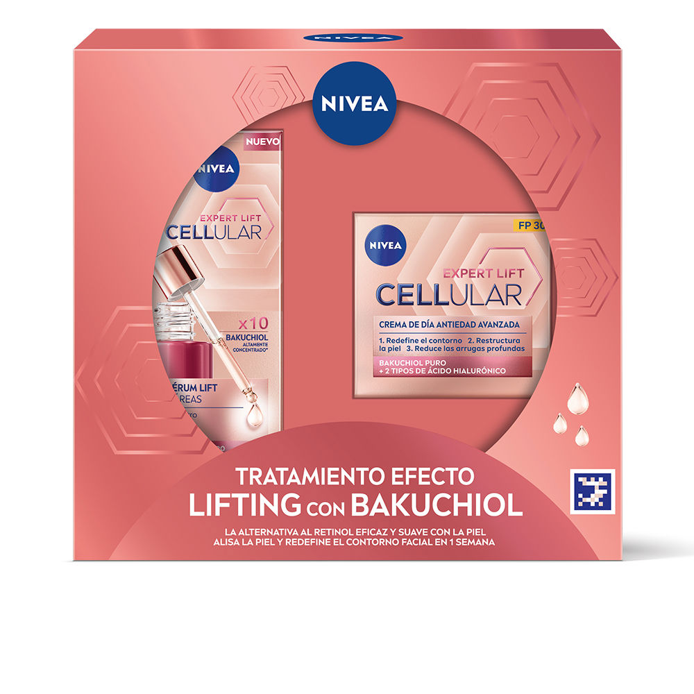 Conjunto de creme de dia + sérum com efeito lifting (2 unidades)