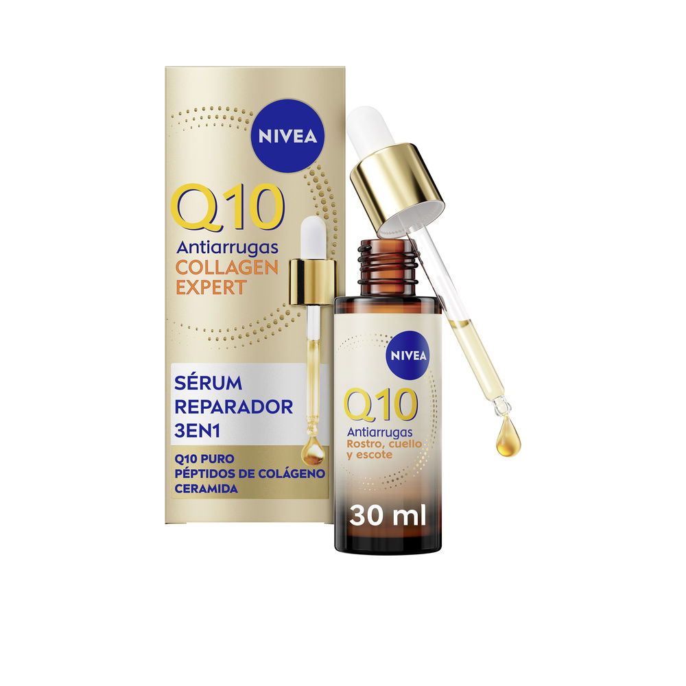 Sérum reparador de colágeno antirrugas Q10 3 em 1 30 ml