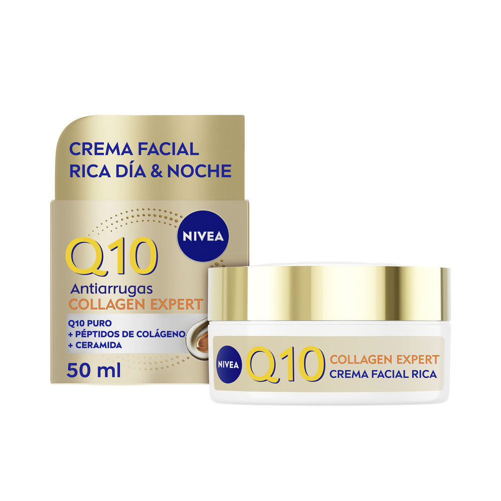 Creme facial diurno e noturno Q10 Anti-Rugas com Colágeno 50ml