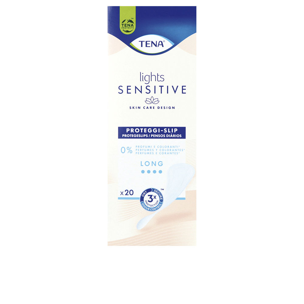 TENA LIGHTS protege cuecas sensíveis longas 20 u