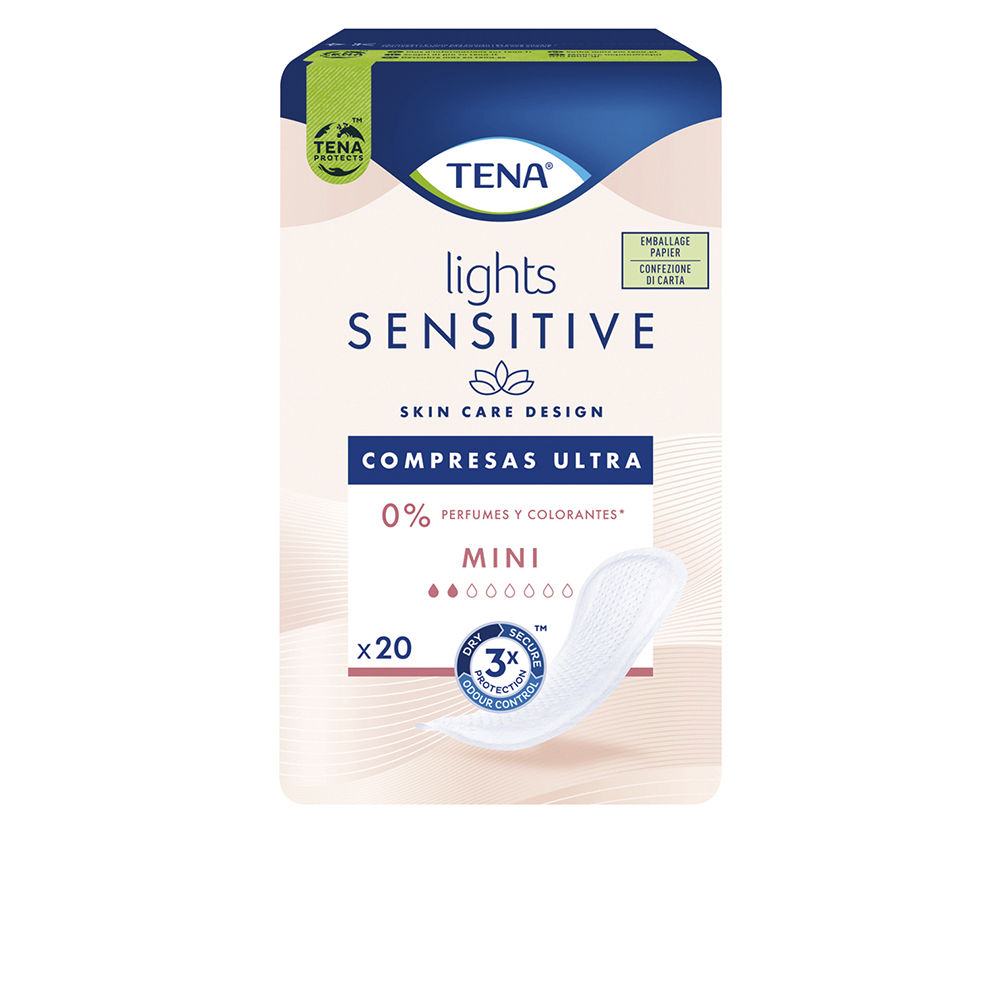 TENA LIGHTS mini compressas ultra sensíveis 20 u