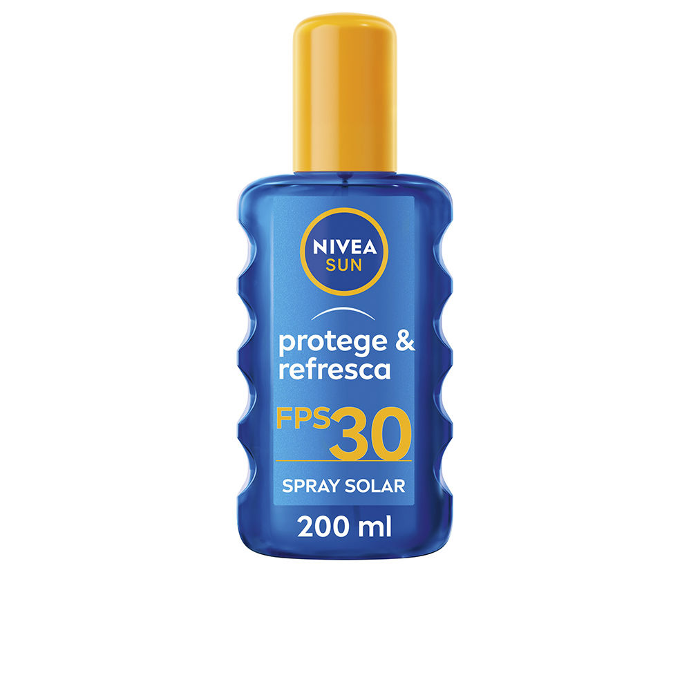 Protetor solar invisível FPS 30 em spray, 200 ml, que protege e refresca