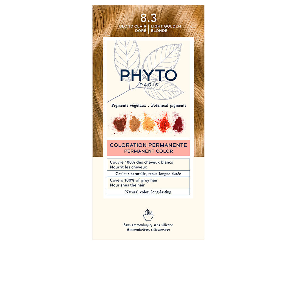 PHYTOCOLOR #8.3-Rubio Claro Dorado 4 u