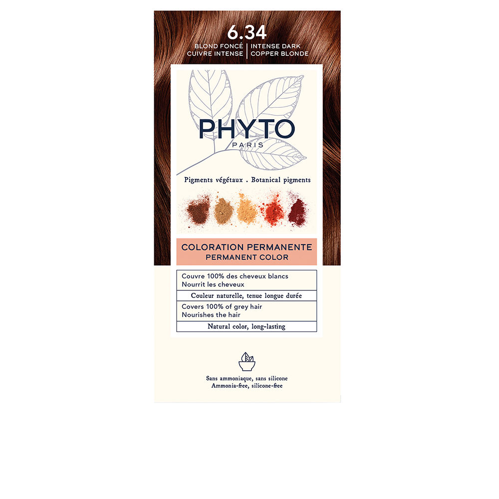 PHYTOCOLOR #6.34 Loiro Cobre Escuro 4 u