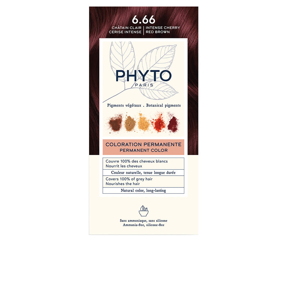 PHYTOCOLOR #6.66-Castanho Cereja Claro Intenso 4 u