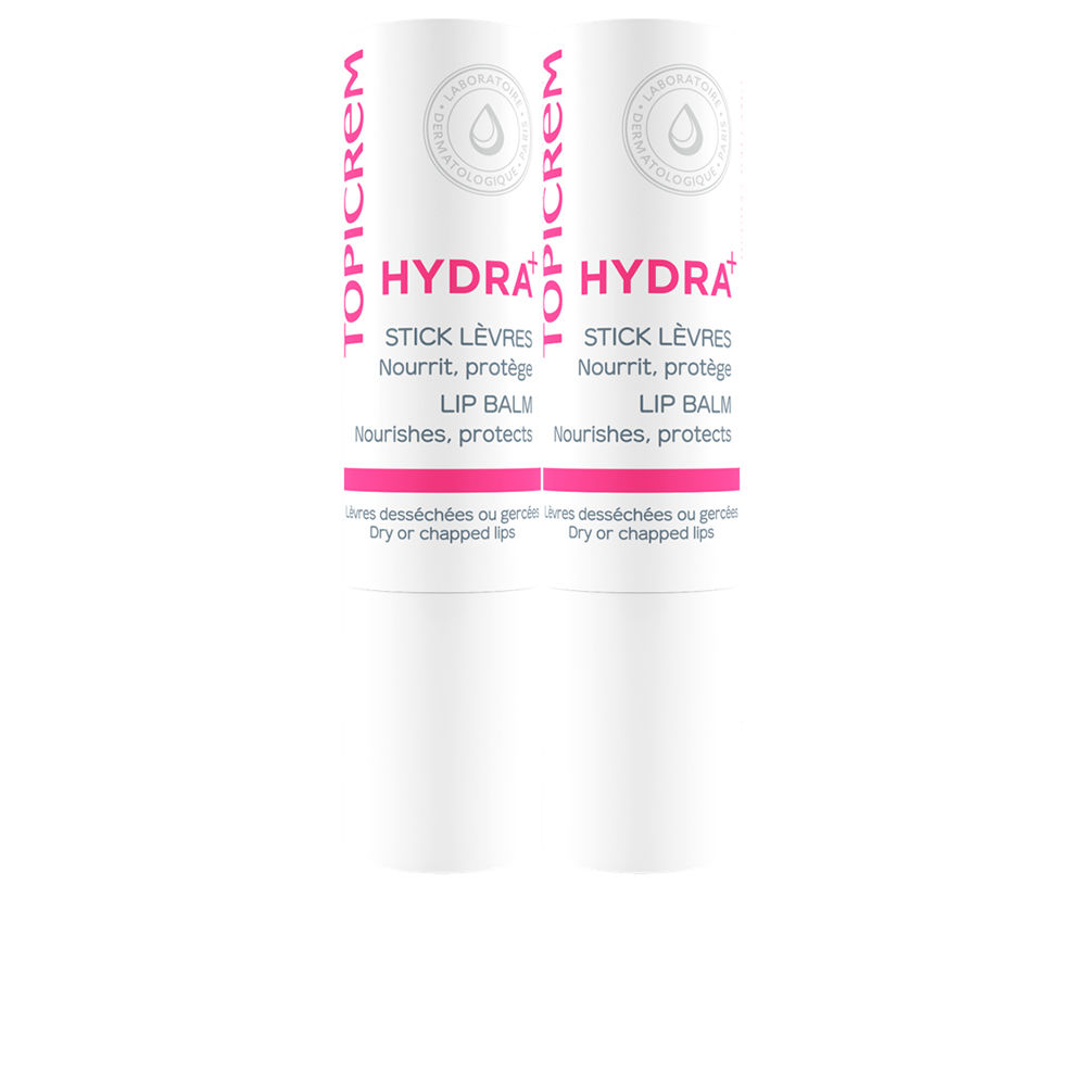 HYDRA+ bálsamo labial ultra-hidratante, pacote com 2 unidades de 4 g