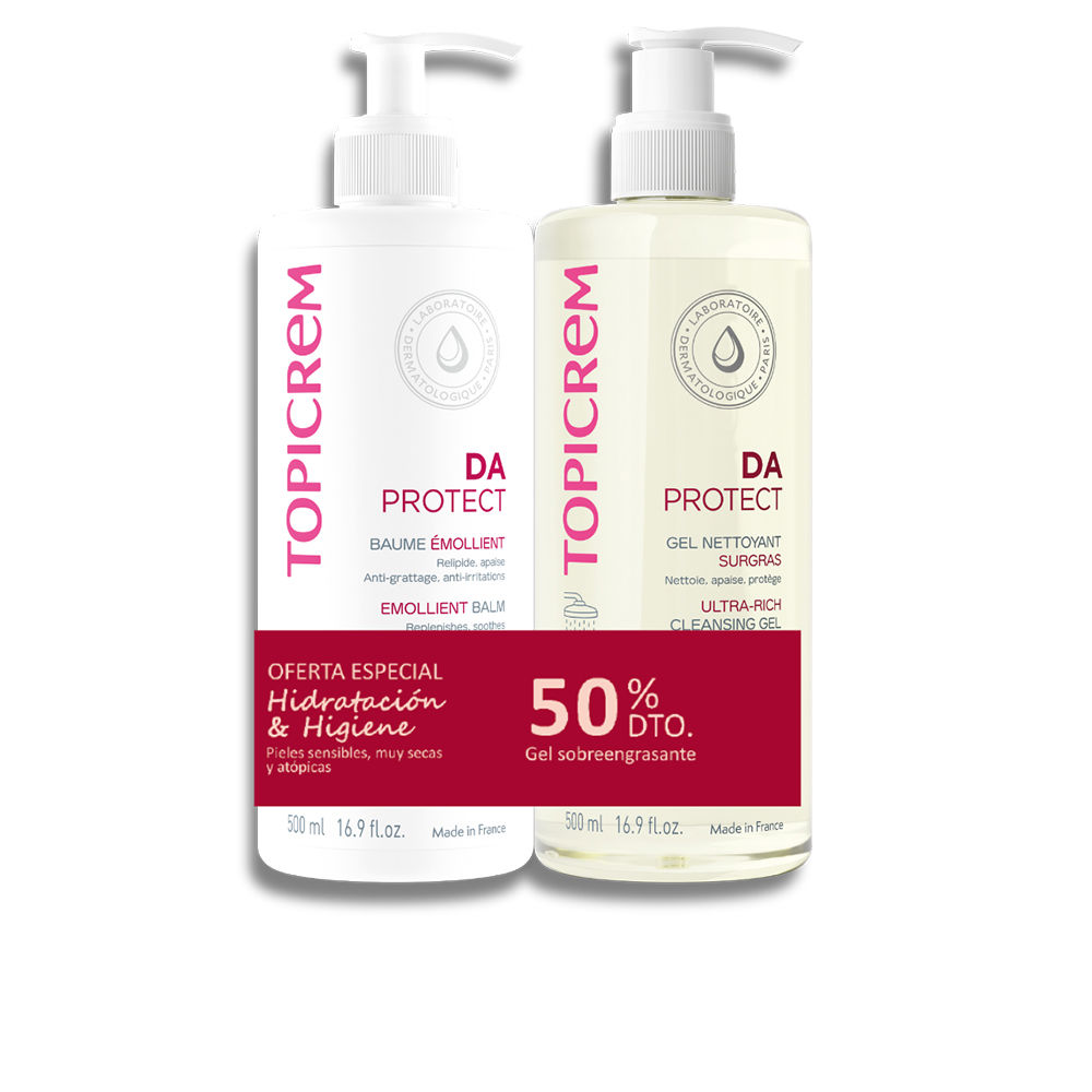 DA PROTECT BÁLSAMO EMOLIENTE 500 ML + GEL DE LIMPEZA 500 ML PACK 2 un.