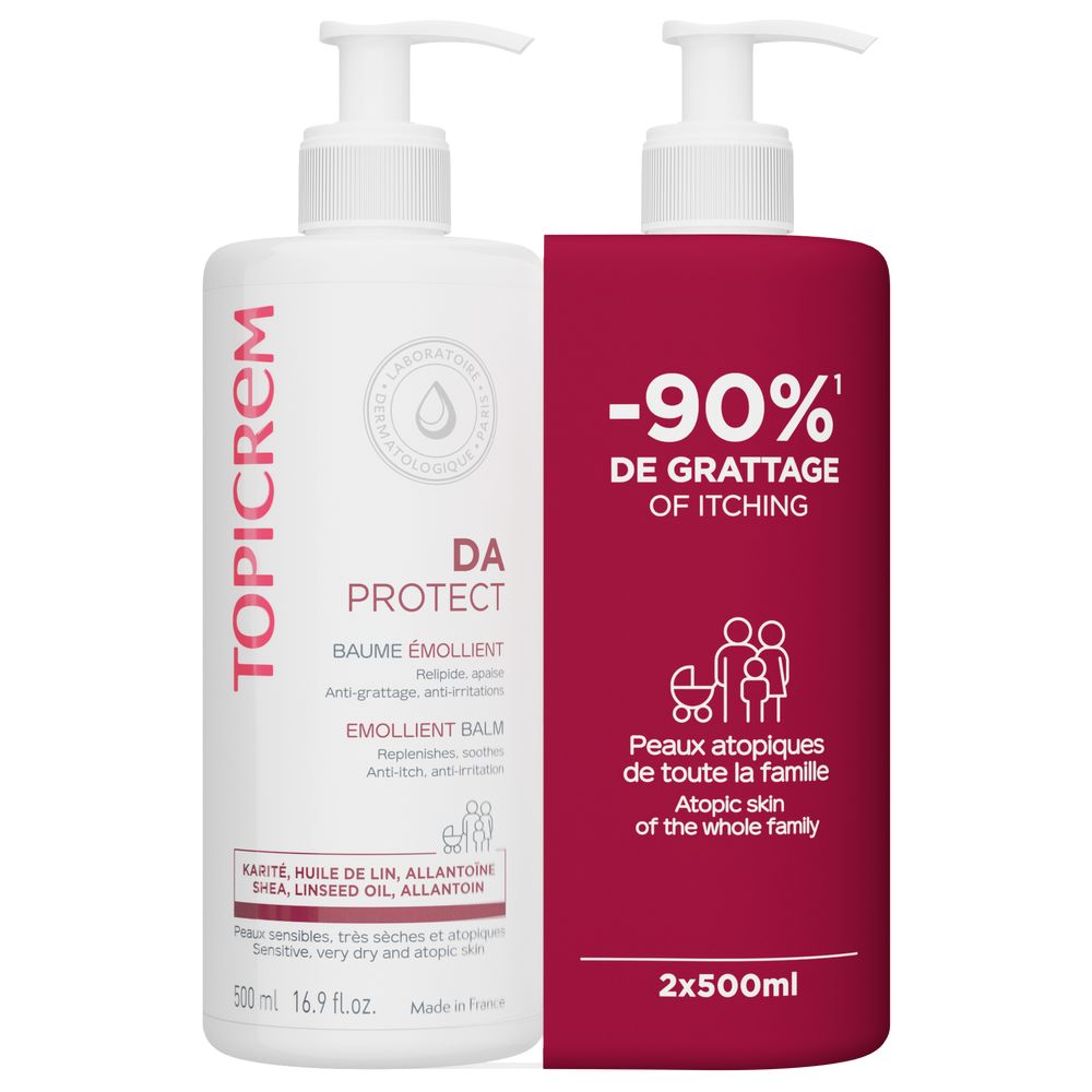Pacote de bálsamo emoliente DA 2 x 500 ml