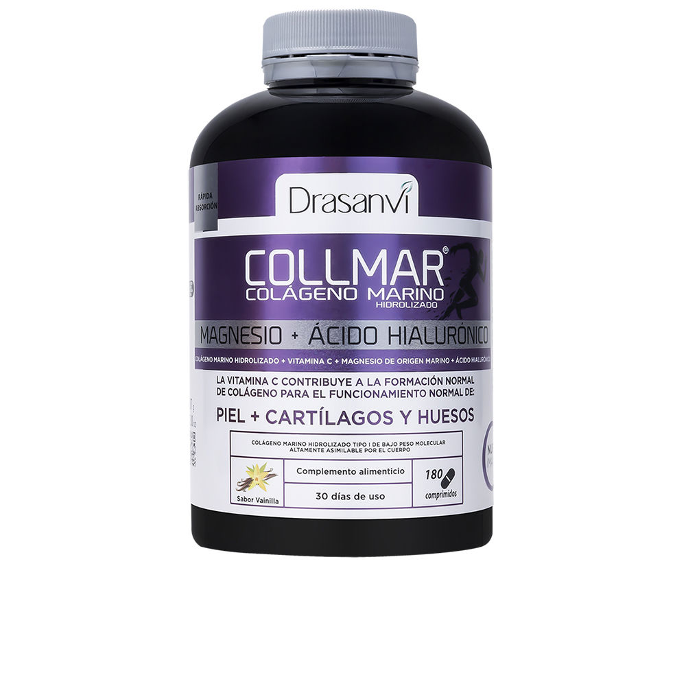 Cápsulas de colágeno + ácido hialurônico COLLMAR 180 u