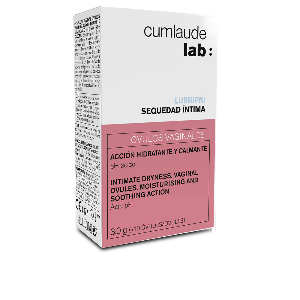LUBRIPIU secura íntima óvulos vaginais 10 x 3 gr